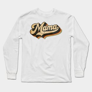 Mama retro Long Sleeve T-Shirt